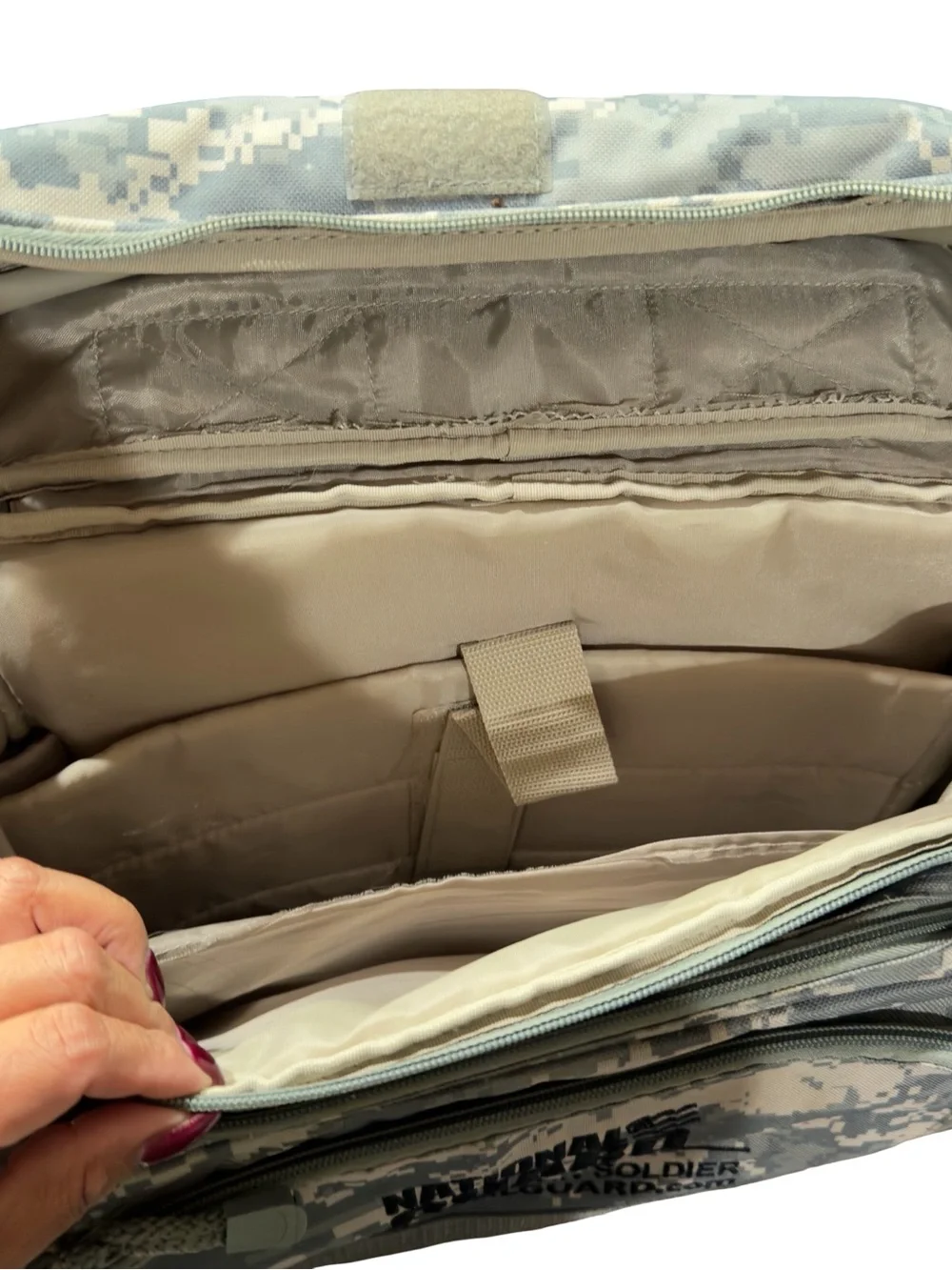 National Guard Digital Camo Tactical Backpack - Gray Camo